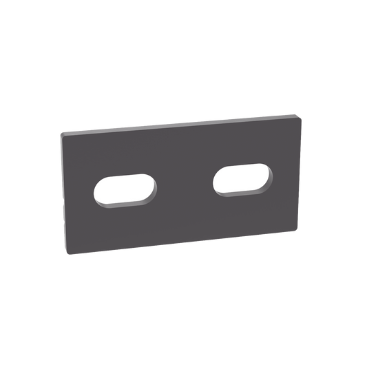 PWBSPL2BL - Kit de 12 Piezas de Barra de Empalme de 2 Orificios, Para Fabricación de Curvas con Charola Wire Basket en Campo, Color Negro