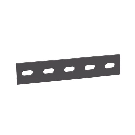 PWBSPL5BL - Kit de 12 Piezas de Barra de Empalme de 5 Orificios, Para Fabricación de Curvas con Charola Wire Basket en Campo, Color Negro