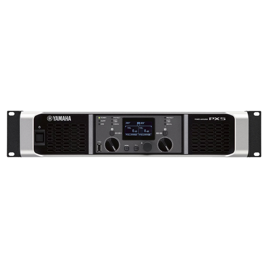 PX5 - Amplificador de audio Clase D | 500 W x 2 a 8Ω | 800 W x 2 a 4Ω. | Baja Impedancia | Procesamiento Inteligente
