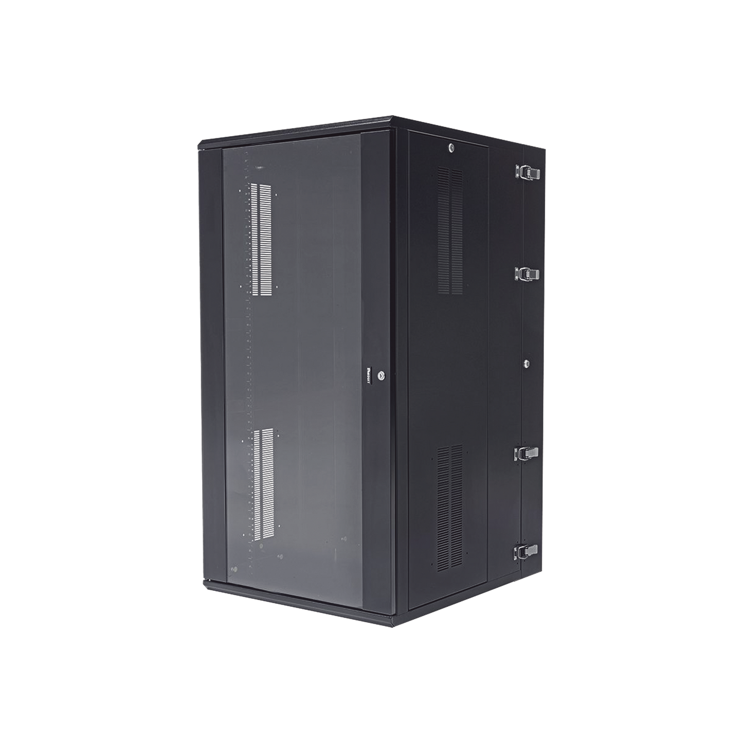 PZWMC2630W - Gabinete PanZone de Montaje en Pared, de 19in, Puerta con Ventana de Seguridad, 26 UR, 762mm de Profundidad, Color Negro