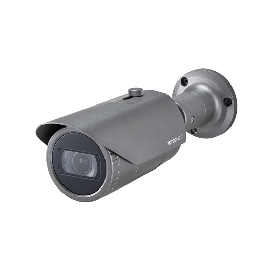 QNO-6082R Cámara IP Tipo Bala Antivandálica 2 Megapíxel / Lente Varifocal 3.2 - 10mm / IR 30M / WDR 120db / IP66 / H.265 & WiseStream
