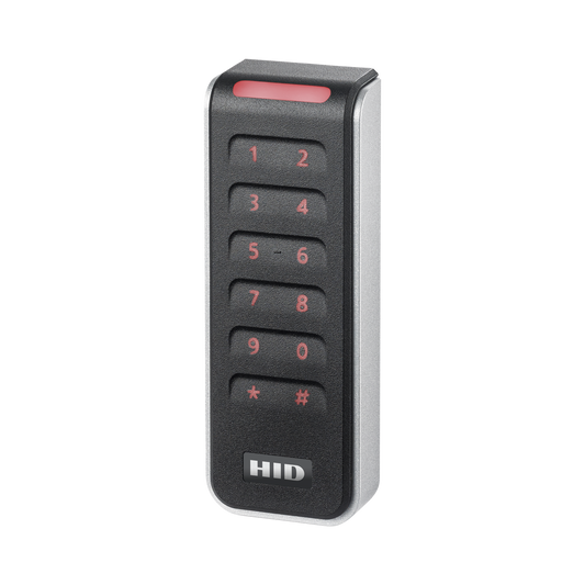 R20KS - Lector con Teclado Capacitivo SIGNO Multitecnologia/ 20KNKS-01-00001H/ Garantia de Por Vida/ Pigtail/Wiegand & OSDP/Mullion