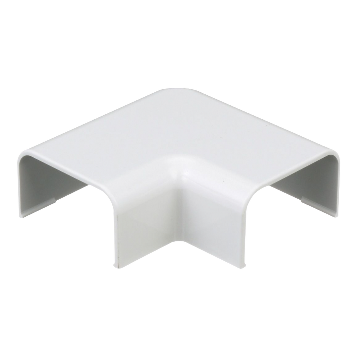 RAF10WH-X - Conexión en ángulo recto "L", para uso con canaleta LD10, material ABS, Color Blanco