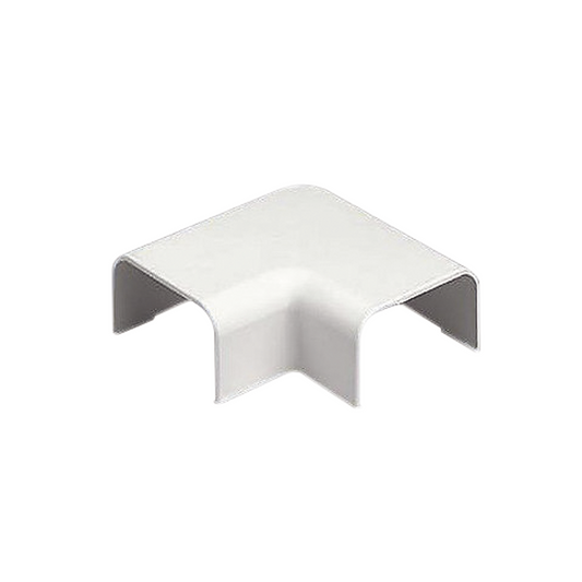 RAF3IW-E - Conexión en ángulo recto "L", para uso con canaleta LD3, material ABS, Color Blanco Mate