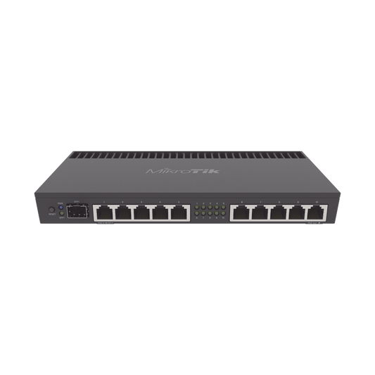 RB4011IGS+RM (RB4011iGS+RM) RouterBoard, CPU 4 Núcleos, 10 Puertos Gigabit Ethernet, 1 puerto SFP+