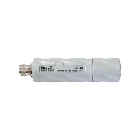 RBGROOVE52HPN (Groove 52)  Cliente y PtP en 2.4 y 5GHz 802.11 a/b/g/n Conectorizado, Hasta 500mW