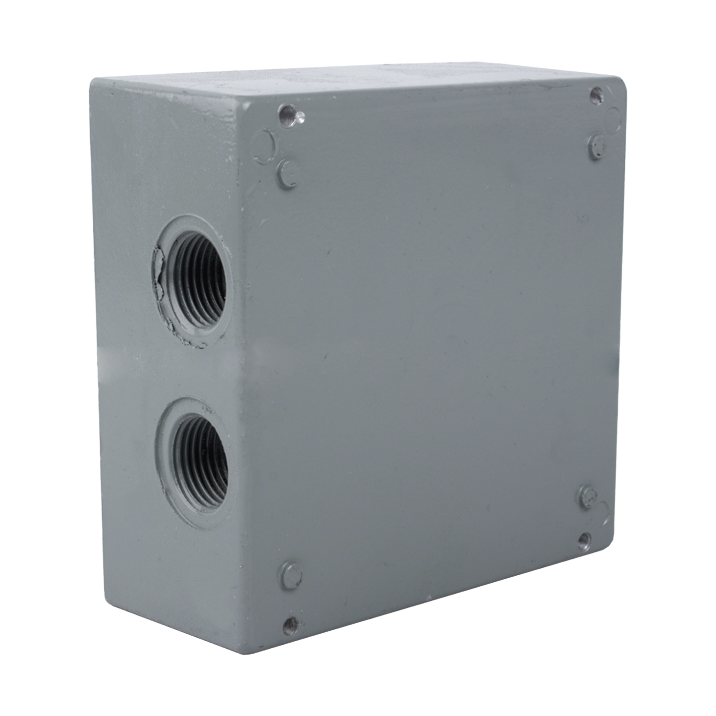 RC-0493 - Caja Condulet Cuadrada de 3/4" (19.05 mm) con 4 bocas a prueba de intemperie.