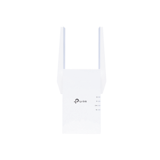 RE505X Repetidor / Extensor de Cobertura WiFi AX 1500 Mbps, doble banda 2.4 GHz y 5 GHz, con 1 puerto 10/100/1000 Mbps