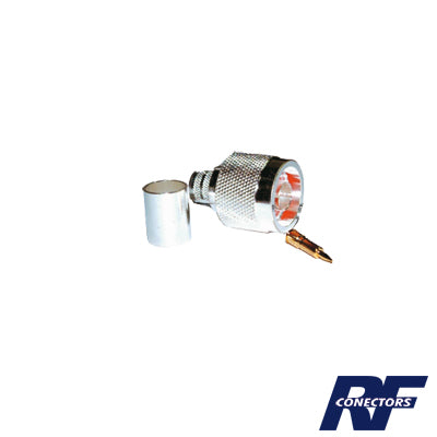RFN-1006-3I - Conector N Macho de Anillo plegable para cables LMR-400, 9913, CNT-400, RG8/U-SYS, RFLASH-1113, 8214.