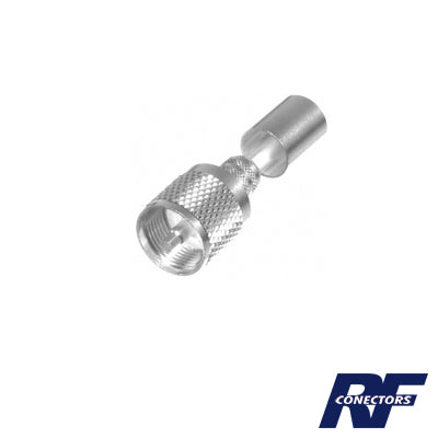 RFU-507 - Conector UHF macho (PL-259) de anillo plegable para RG-8, BELDEN 8237, RG-213/U, 8267.