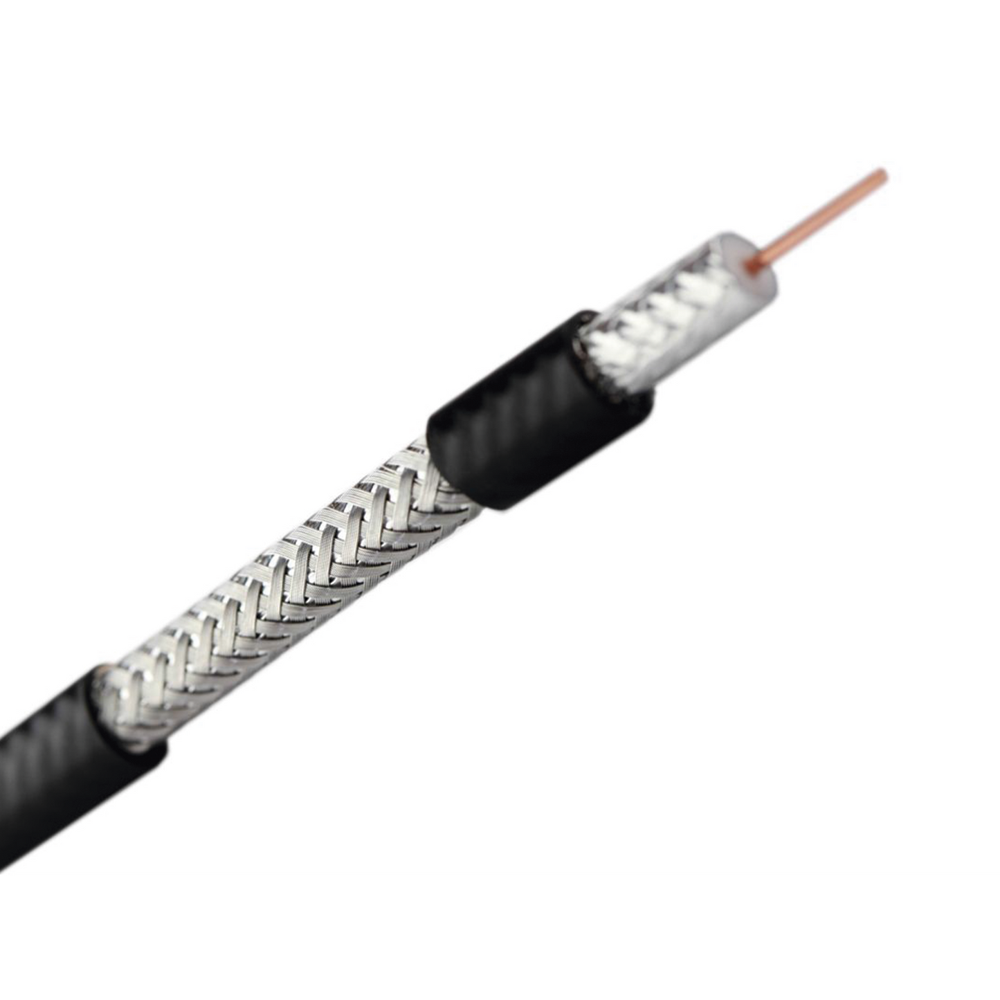 RG6-CCS - Carrete de 305 Metros (1000 Pies) / Cable Coaxial RG6 / Tipo CCS / Optimizado para HD / Intemperie