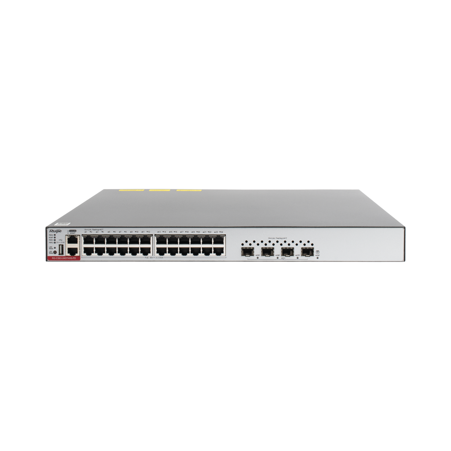 RG-CS83-24GT4XS-PD - RG-CS83-24GT4XS-PD SWITCH L3 24 PTOS POE+ Y 4 SFP+ MAX 750W