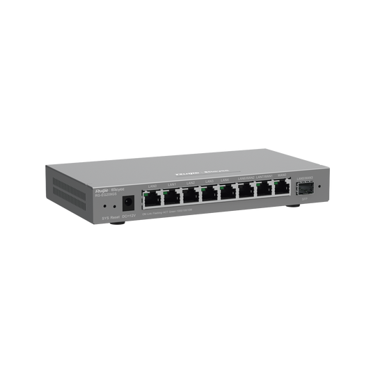 RG-EG209GS - Router Balanceador con Función SD-WAN, Hasta 4 Servicios de Internet y hasta 200 clientes con desempeño de 600 Mbps