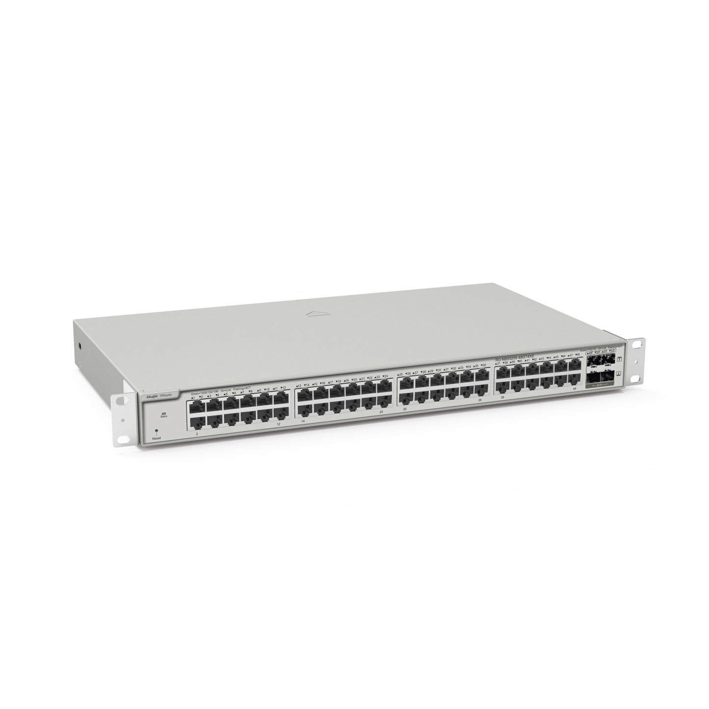 RG-NBS5200-48GT4XS - Switch Administrable Capa 3 con 48 puertos Gigabit + 4 SFP+ para fibra 10Gb, gestión gratuita desde la nube
