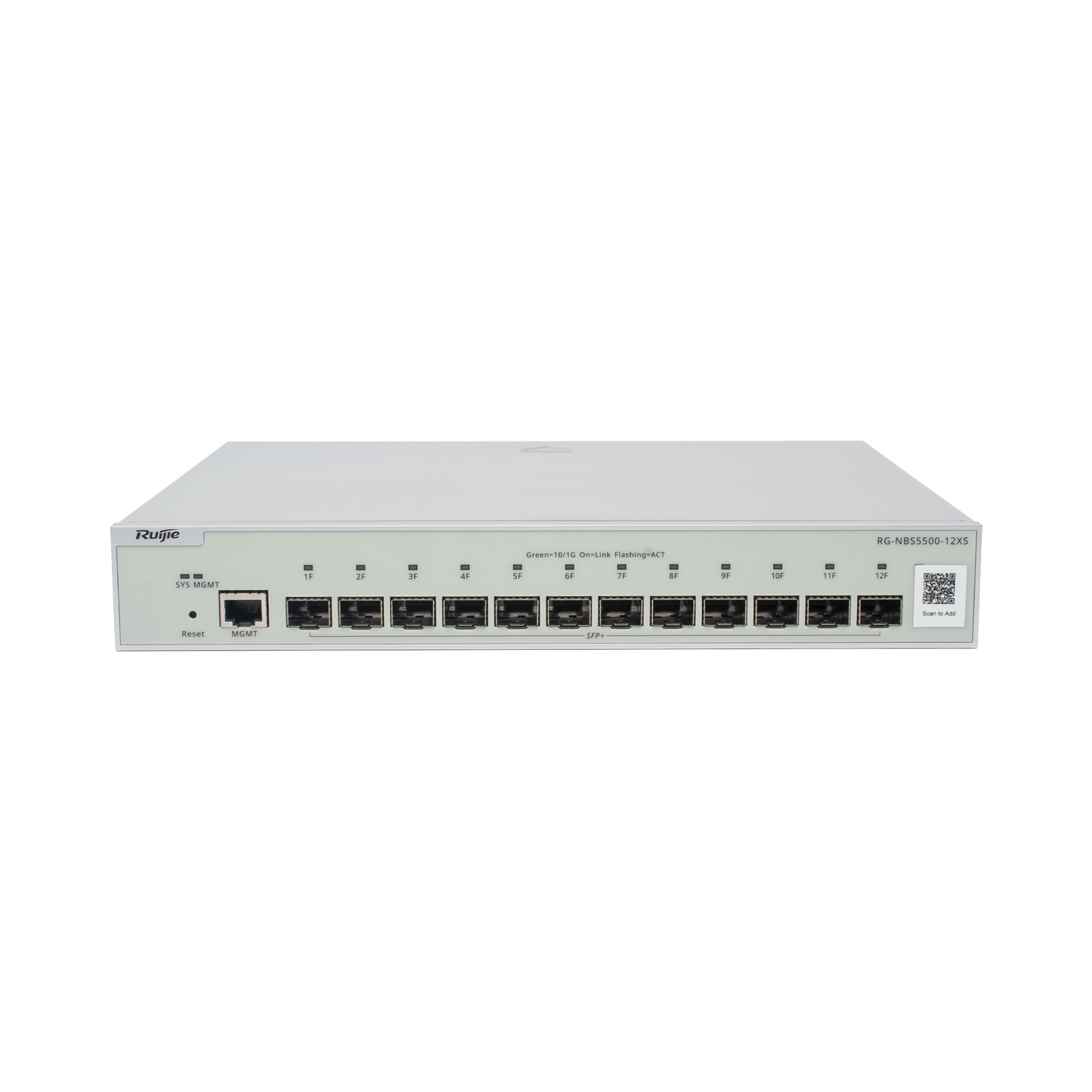 RG-NBS5500-12XS - Switch Administrable Full Aggregation Capa 3, 12 Puertos SFP+ 10G y un Puerto MGMT