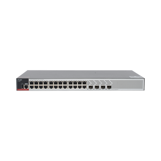 RG-S2915-24GT4MS-L - Switch Empresarial, Administrable L2+, 24 Puertos Gigabit y 4 Puertos Uplink SFP 2.5G