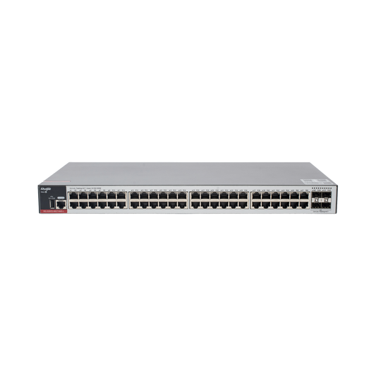 RG-S2915-48GT4MS-L - Switch Empresarial, Administrable L2+, 48 Puertos Gigabit y 4 Puertos Uplink SFP 2.5G