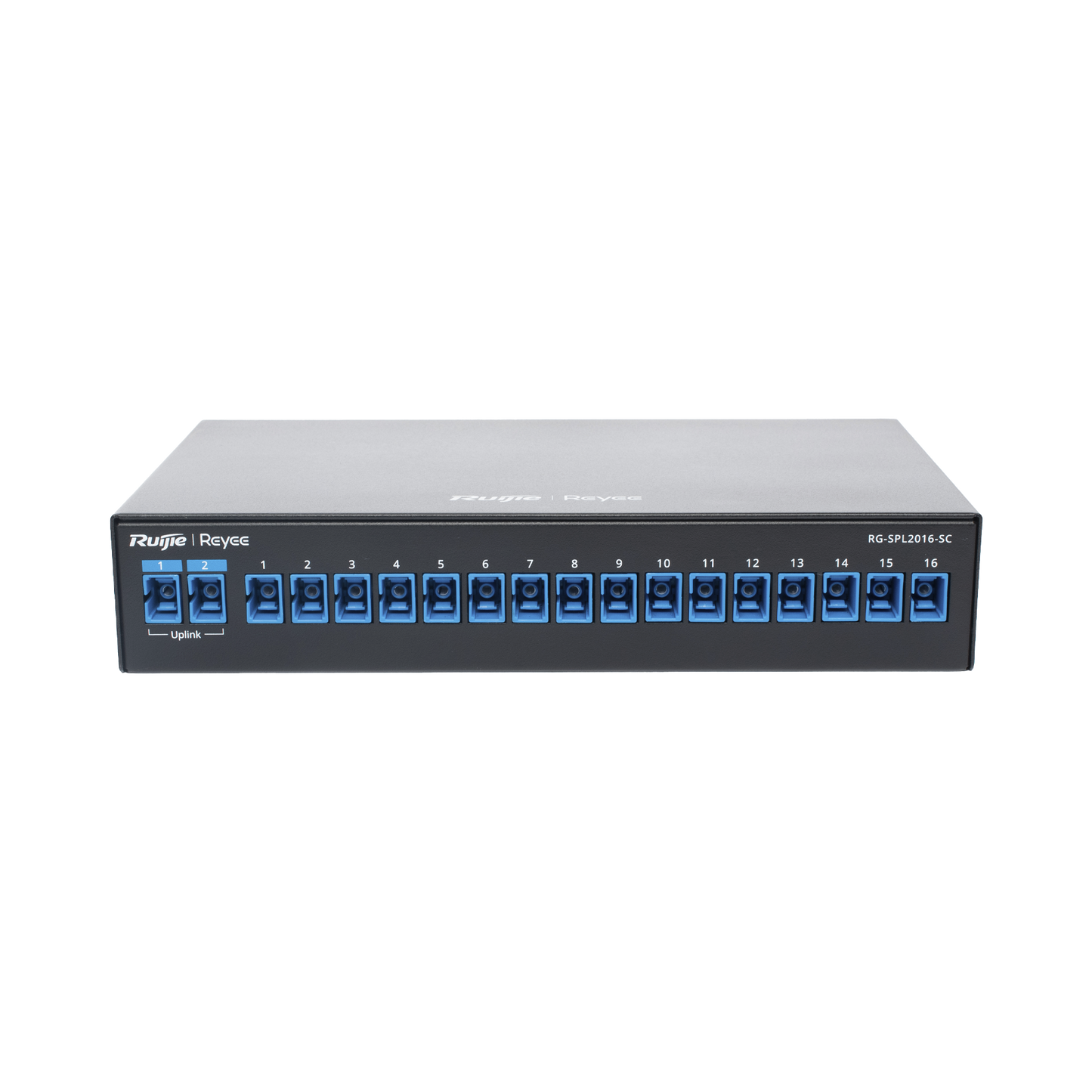 RG-SPL2016-SC - e-Lighten Splitter Pasivo 2/16, Puertos PON SC/UPC, Frecuencias soportadas de 1260nm a 1650nm con hasta 500 mW de Potencia de Entrada