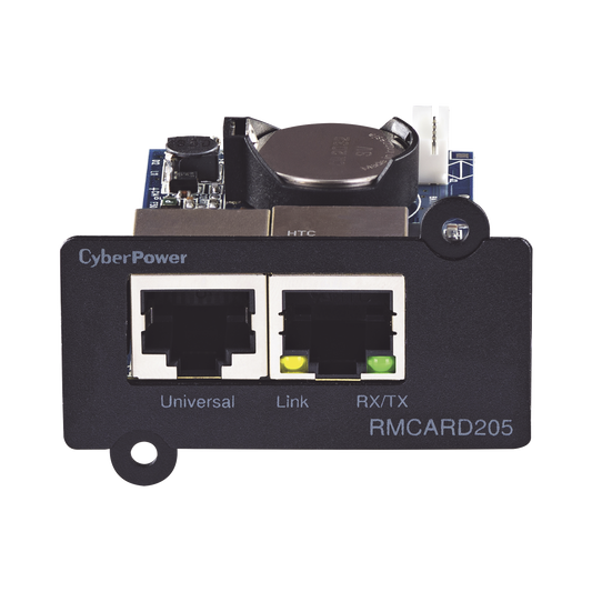 RMCARD205 - Tarjeta de Administración Remota para UPS CyberPower Modelos PR, OL y OR hasta 5 kVA y PDUs con Tarjeta de Expansión
