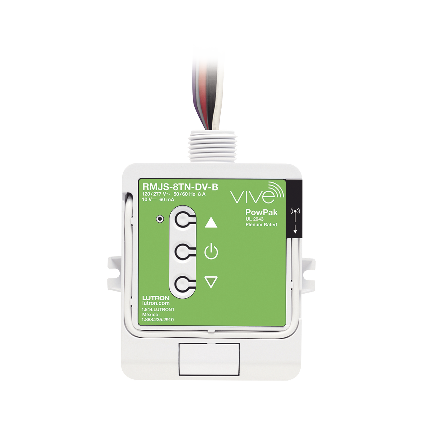 RMJS8TNDVB - Relevador Atenuador inalámbrico con señal ClearConnect , 8A  para iluminación.