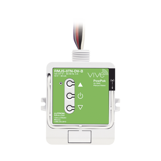 RMJS8TNDVB - Relevador Atenuador inalámbrico con señal ClearConnect , 8A  para iluminación.