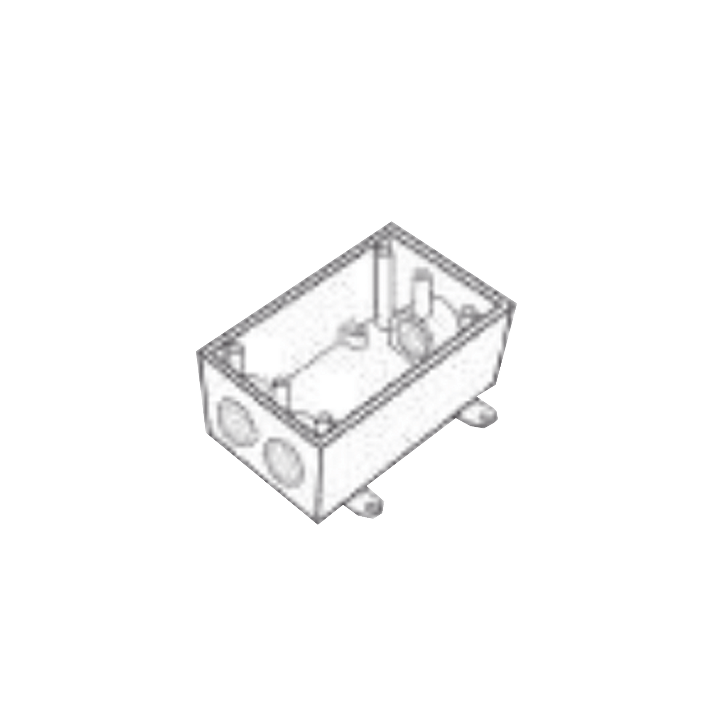 RR-0473 - Caja Condulet FS de 3/4" ( 19.05 mm ) con tres bocas a prueba de intemperie.