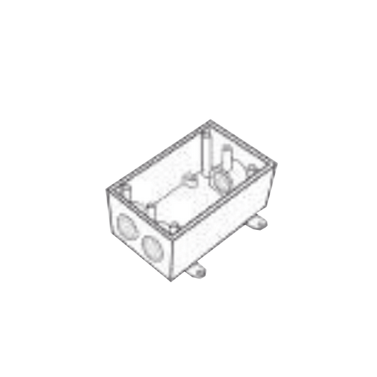 RR-0473 - Caja Condulet FS de 3/4" ( 19.05 mm ) con tres bocas a prueba de intemperie.