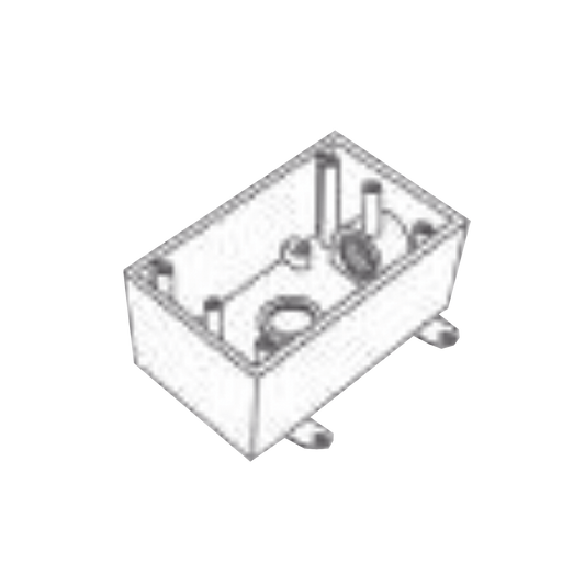 RR-0508 - Caja Condulet FS de 3/4" (19.05 mm) con dos bocas a prueba de intemperie.