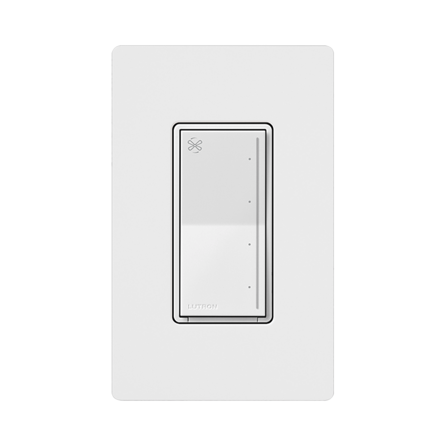 RRSTANFWH - (RadioRa3) Control de ventilador, silencioso de 4 velocidades, touch