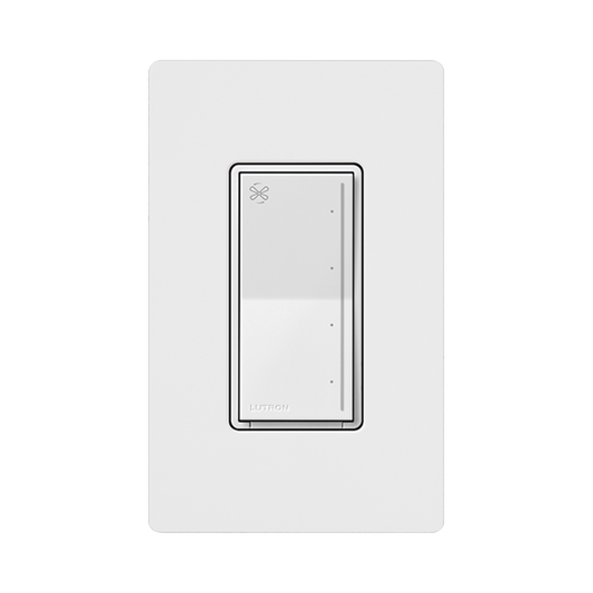 RRSTANFWH - (RadioRa3) Control de ventilador, silencioso de 4 velocidades, touch
