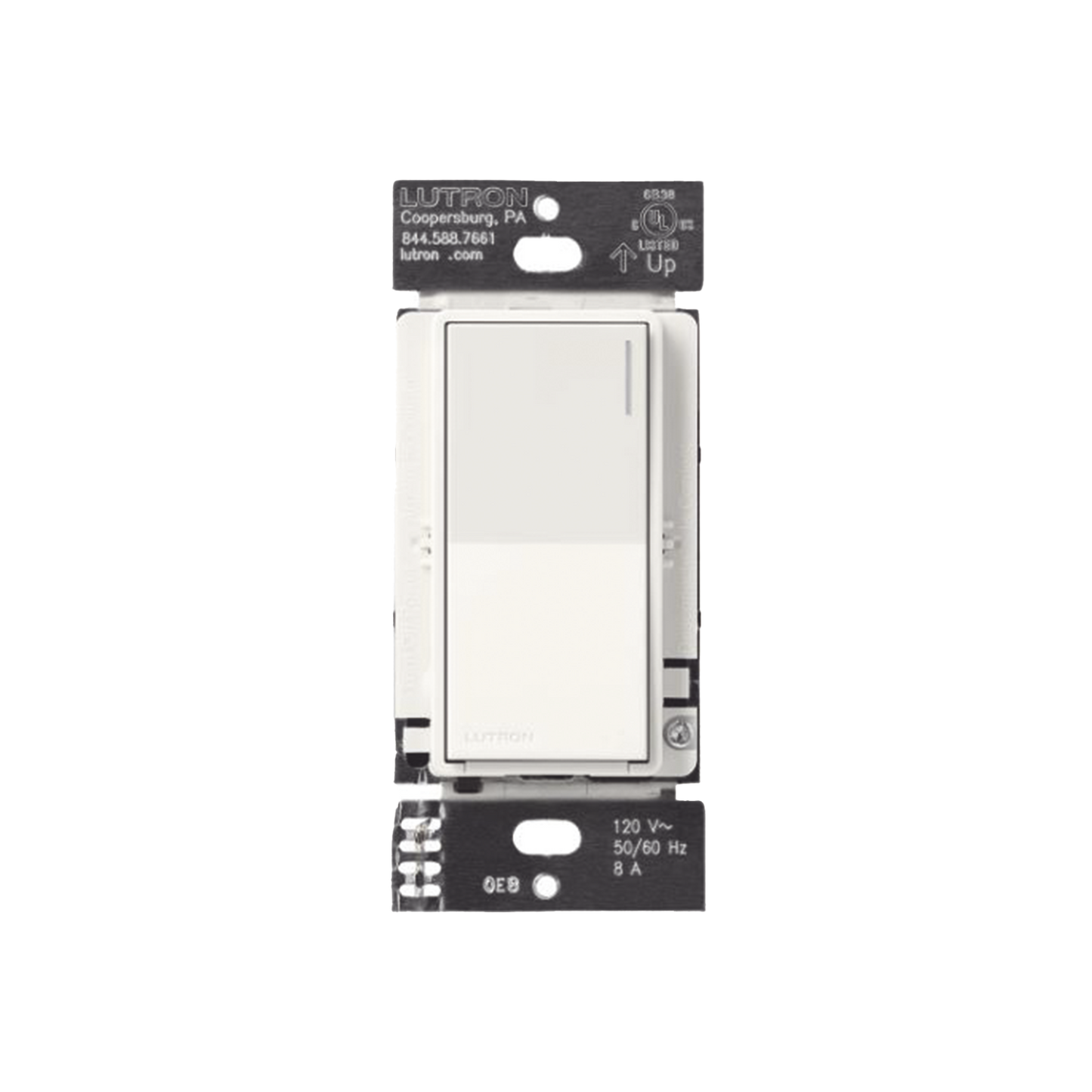 RRSTRSSW - (RadioRA3) Apagador Auxiliar de pared, compañero de apagadores multilocación. Usar en 3 vías o escalera. Color blanco mate.