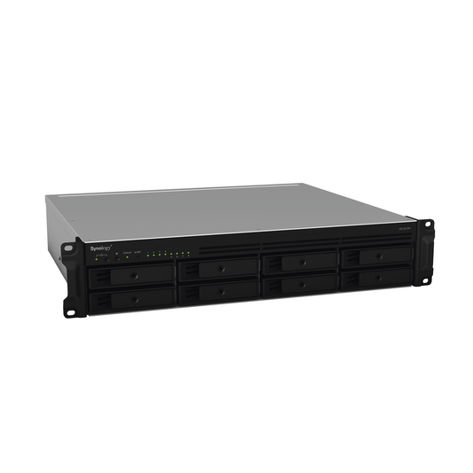 RS1221RPPLUS Servidor Nas para rack de 8 bahías / Doble fuente de poder
