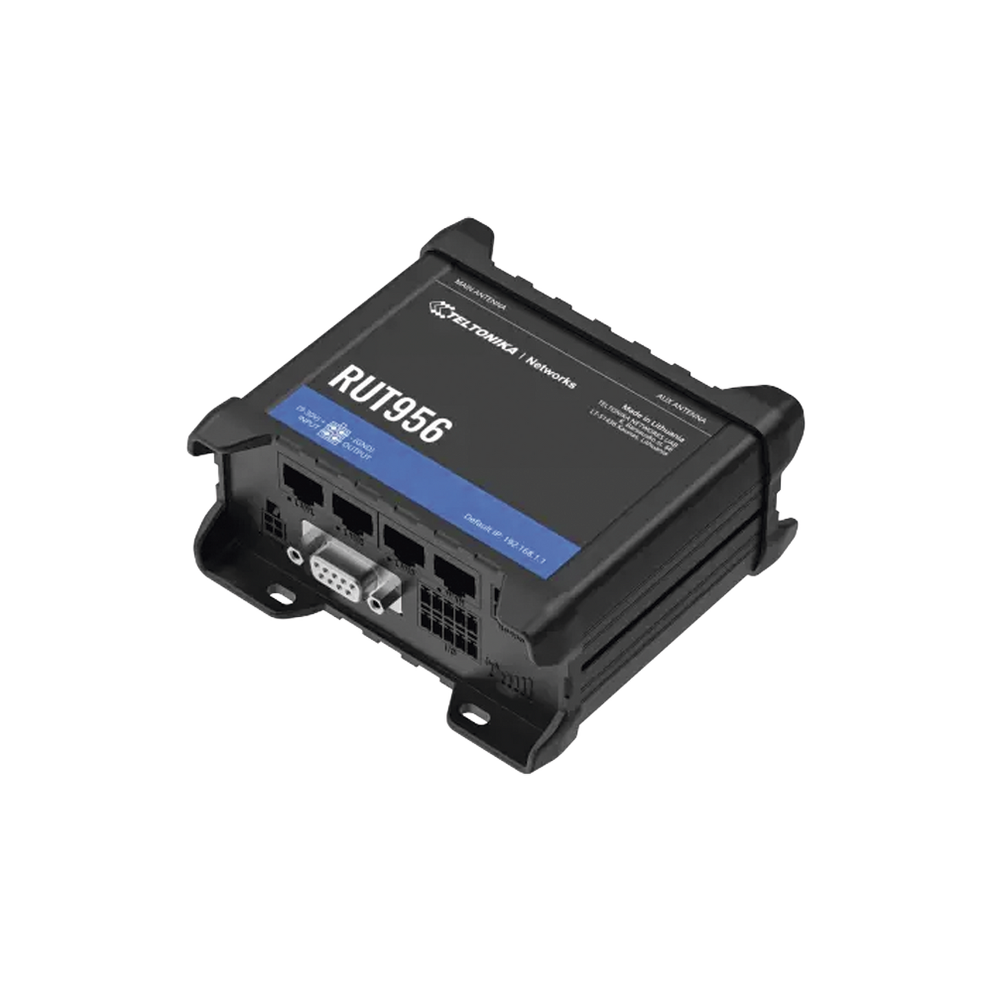 RUT956 - Router LTE Profesional, 4 Puertos Ethernet, RS232, RS485, WiFi 802.11b/g/n, Interface Amigable, Bandas B1, B2, B3, B4, B5, B7, B8, B28