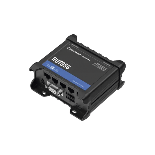 RUT956 - Router LTE Profesional, 4 Puertos Ethernet, RS232, RS485, WiFi 802.11b/g/n, Interface Amigable, Bandas B1, B2, B3, B4, B5, B7, B8, B28