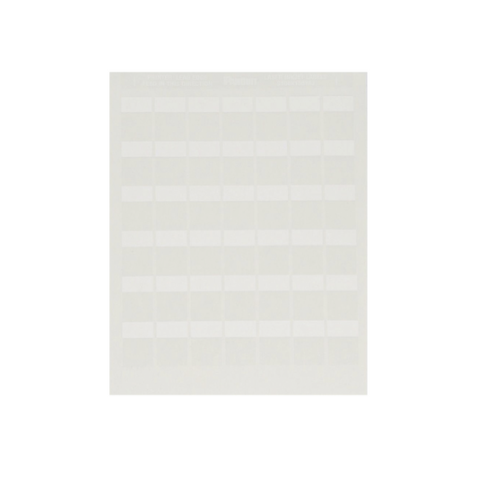 S100X150YAJ - Paquete de Hojas con 2500 Etiquetas de Identificaci�n Auto-Laminadas para Impresora L�ser/Inyecci�n de Tinta, para Cables de 4.1 a 8.1 mm de Di�metro (10 - 6 AWG), Color Blanco