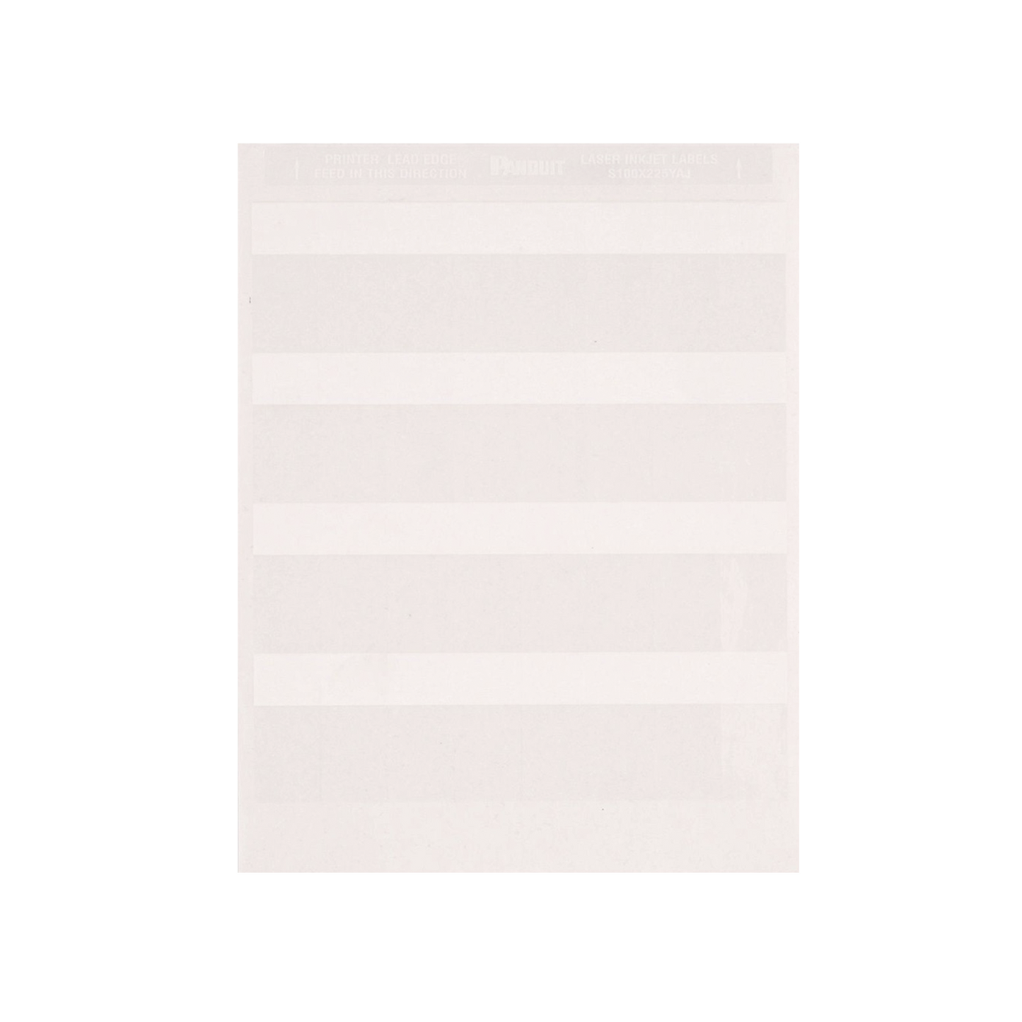 S100X225YAJ - Hojas con 1000 Etiquetas Auto-Laminadas para Impresora L�ser/Inyecci�n de Tinta, para Cables de 6.1 a 12.2 mm de Di�metro (8 - 4 AWG)