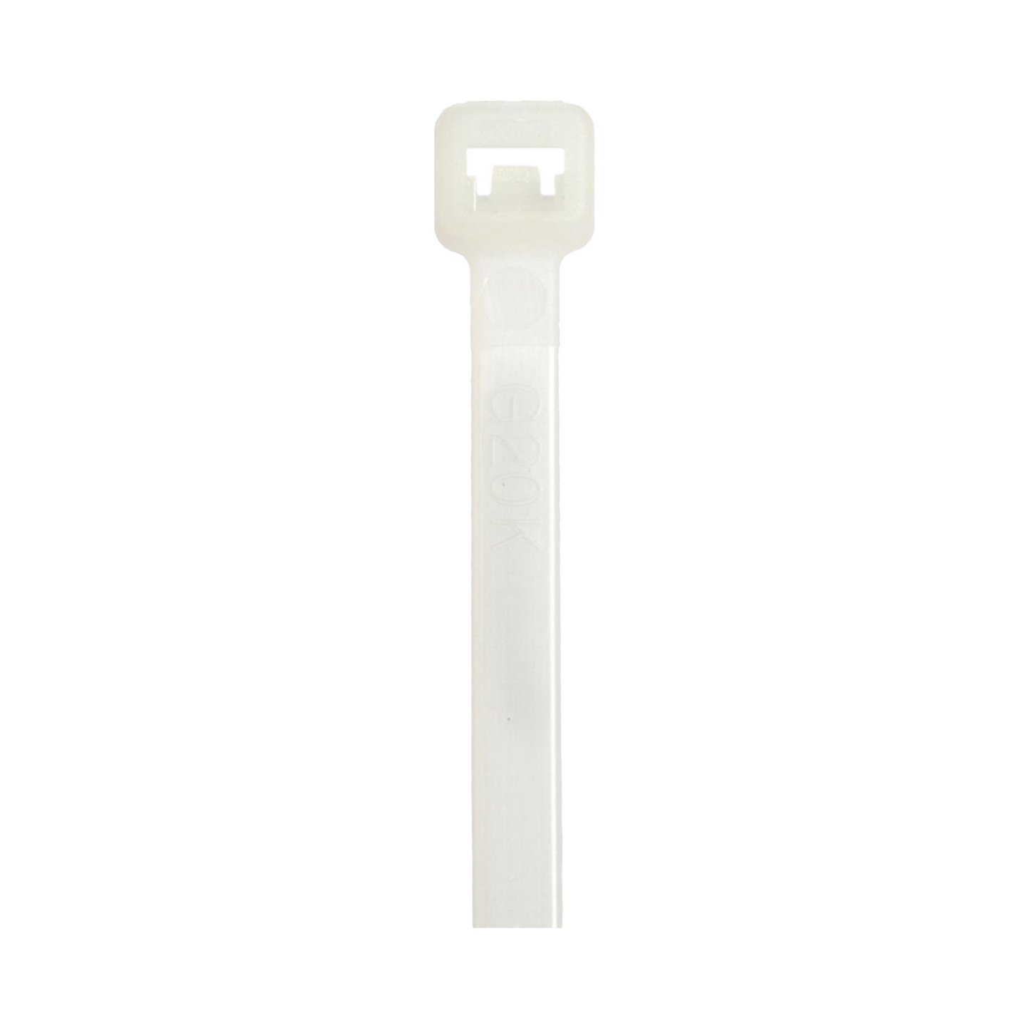 S21-120-C - Cincho de Nylon 6.6 StrongHold™, 533mm largo x 7.6mm ancho, Color Natural, Plenum, Paquete de 100pz