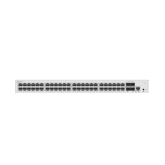 S310-48T4X - Switch de Distribución/Core Gigabit Administrable  Capa 3 / 48 puertos 10/100/1000 Mbps  / 4 Puertos 10GE SFP+ Uplink / ERPS / Rutas Estáticas / iStack / Administración Nube Gratis