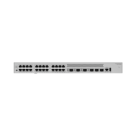 S530-24T4XE - Switch Empresarial Core Gigabit Administrable  Capa 3 / 24 Puertos 10/100/1000 Mbps / 4 Puertos 10GE SFP+ Uplink / 2 Puertos 10GE SFP+ (Stack) / ERPS / Ruteo Dinamico (RIP, OSPF, IS-IS y BGP)  / iStack / Administración Nube Gratis