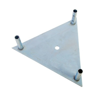 SBZ-45 - Base Triangular para Tramo STZ45 Galvanizado Electrolítico.