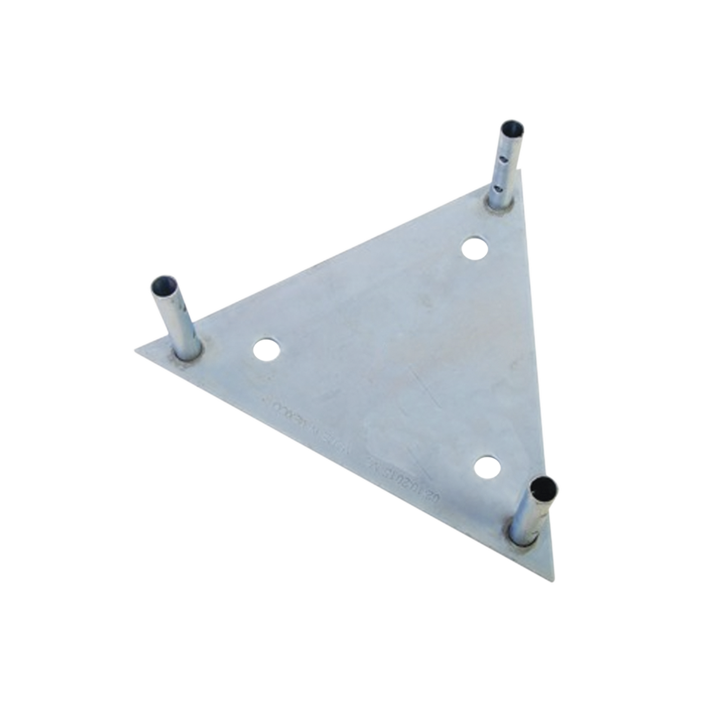 SBA60G Base para Tramo STZ60G con Placa 1/2, Niple de 3/4, Galvanizado por Inmersión en Caliente.