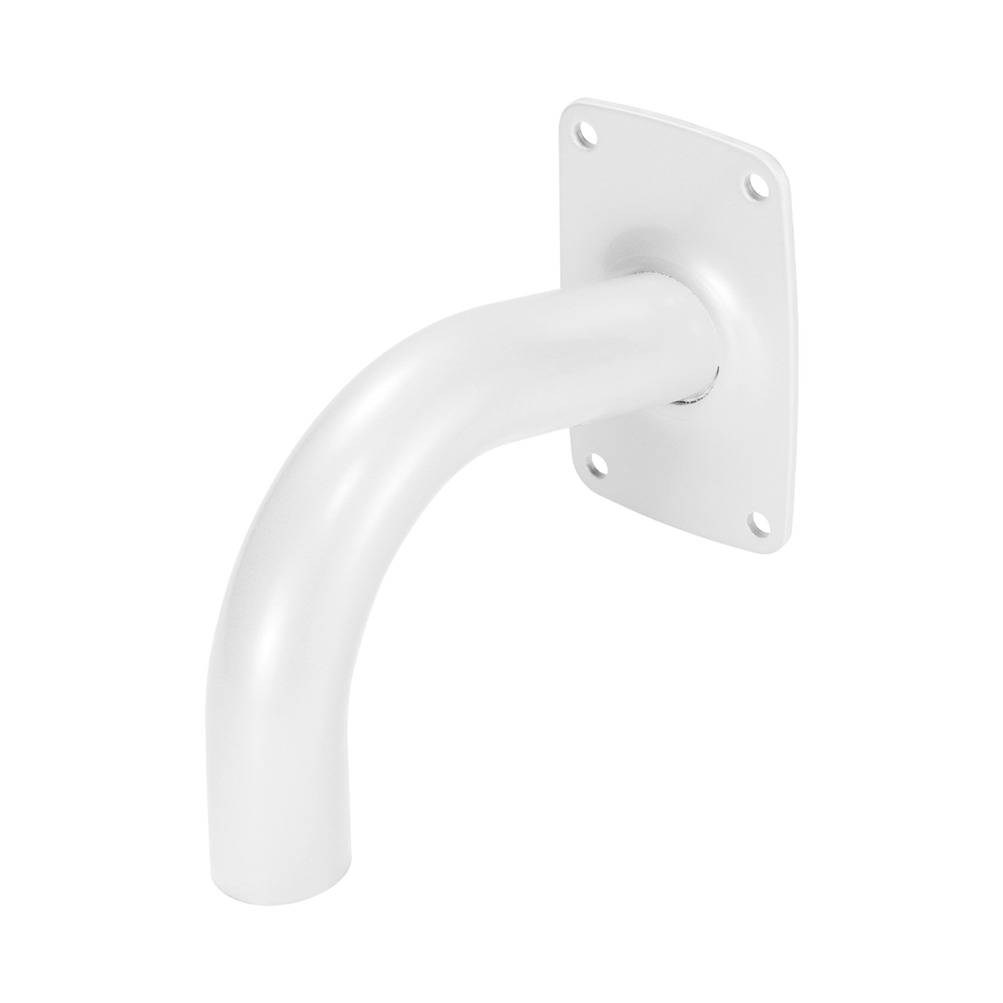 SBP-300WMW - Montaje de pared color blanco tipo cuello de ganzo para camaras tipo domo, Multisensor y PTZ Hanwha.
