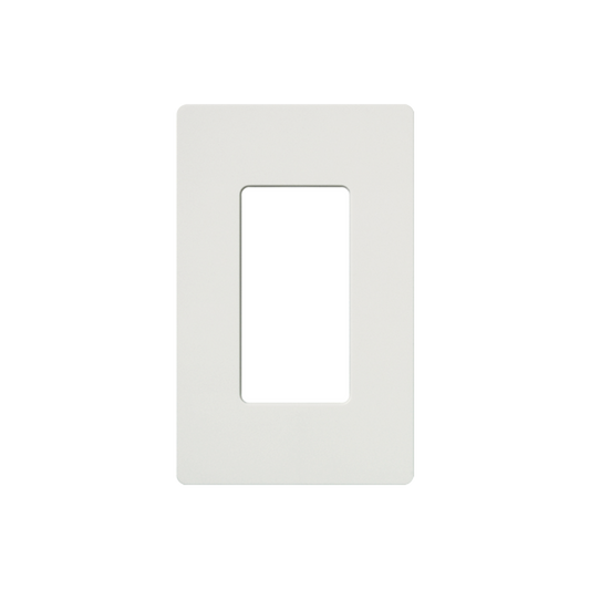 SC1SW Placa de pared 1 espacio, para atenuador (dimmer), apagador ó control remoto inalámbrico LUTRON.