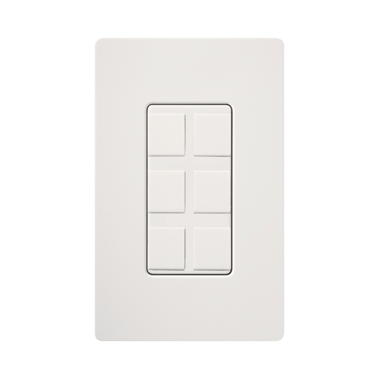 SC6PFSW Caja de pared para contactos varios, 6 mini espacios.