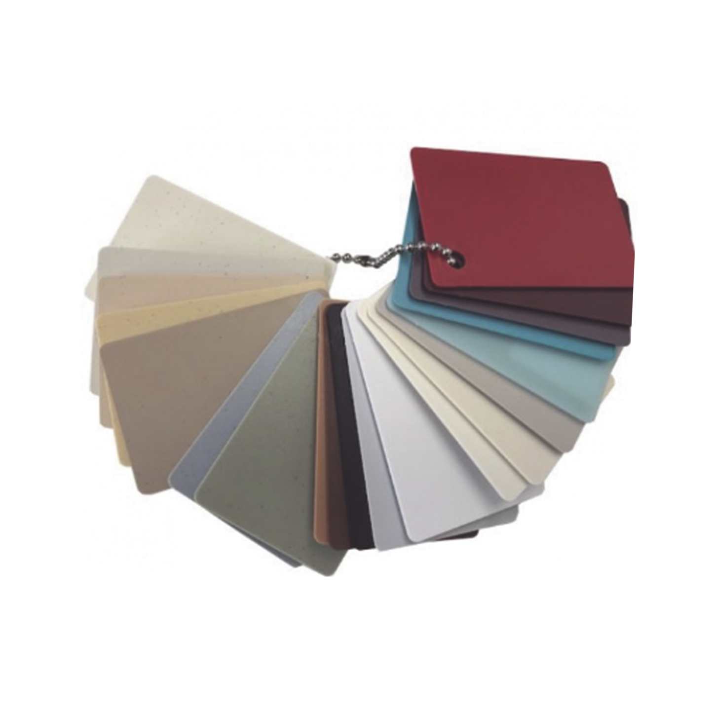 SCCK1 Muestrario, de colores con acabados Satin para los atenuadores, teclados, interruptores y accesorios LUTRON.