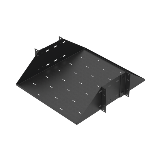 SCH19X3U4P Charola para Soportar Equipos en Rack de 19, Profundidad Ajustable hasta 484 mm. 150 Kg  de Carga, Compatible con Racks de Doble Perforación, 3U
