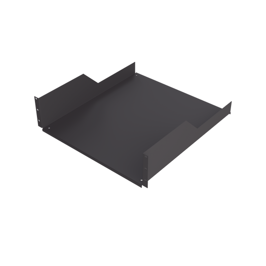 SCH-50-3U - Charola para Soportar Equipos en Rack de 19 in, Profundidad de 50 cm, Color Negro, 3U