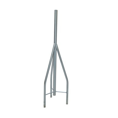 SCZ-35 - Tramo de remate / copete, tubo industrial 1 1/4" con tubo central 1 7/8", galvanizado por electrólisis