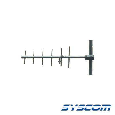 SD-4506 - Antena base UHF, direccional de 6 elementos, rango de frecuencia 450 - 470 MHz, con ganancia de 10dB