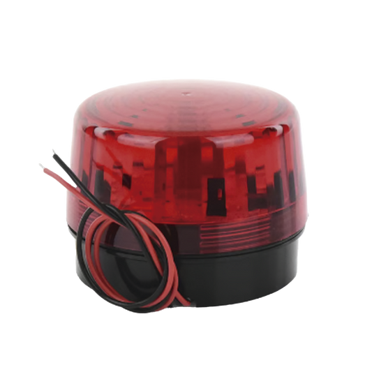 SF-1301-BAQ Luz Estroboscópica LED (35) / Patrones de Parpadeo Ajustables / 8 Patrones / Batería de Respaldo / 12-24 Vcc/Vca / Resistente al Clima IP66/IP55
